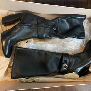 Prada Black Boots, Chunky heel, size 7.5/37.5